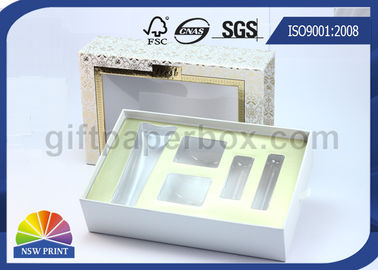 Window Drawer Paper Box With Blister Tray , Environmentally Friendly