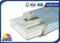 Silver Metallic Paper Box Straight Tuck End Foldable Cosmetic Paper Box Packaging