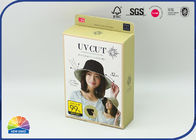 Reusable Retail 350gsm Coated Paper Folding Box Sunhat Packaging