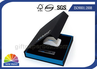 Cigar Style Paper Hinged Lid Gift Box For Retail Packaging Electronic Product