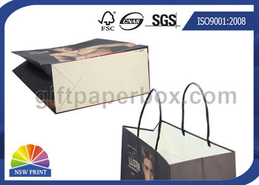 Printing Custom Paper Shopping Bags With Paper Twisted Handle Customized Shopping Bag