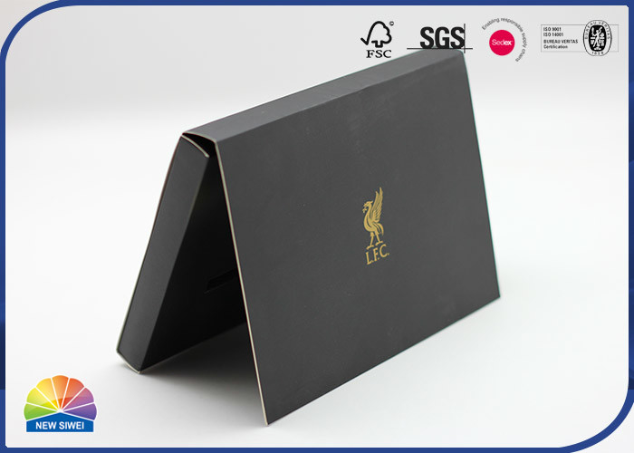 Pacote dado forma livro de Pen And Ink Gift Set da caixa da caixa de Flip Lid Coated Paper Folding