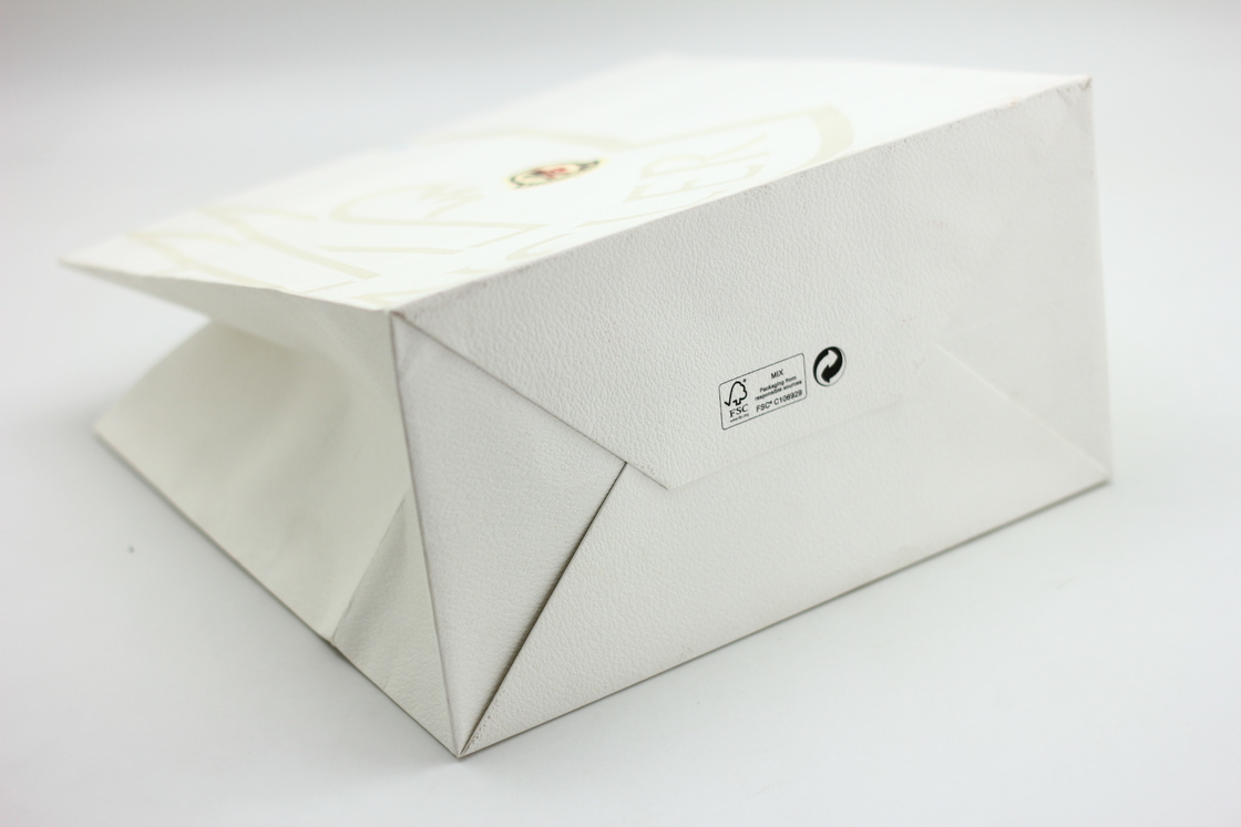 Tamanho impresso UV personalizado dos sacos de compras de papel de Logo Spot grande