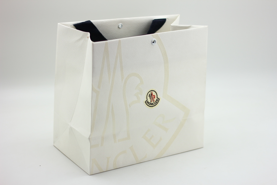 Tamanho impresso UV personalizado dos sacos de compras de papel de Logo Spot grande