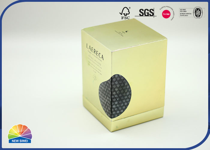 Caixa de presente de papel laminação fosca suave com várias cores