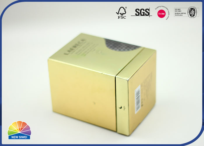 Caixa de presente de papel laminação fosca suave com várias cores