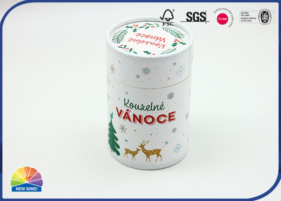 Tubo de embalagem de papel impresso 4C personalizado para presente