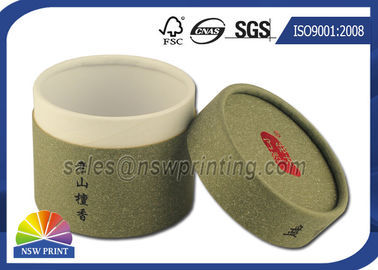 ISO de empacotamento 9001 2008 dos tubos do cilindro do cartão do chocolate/chá/GV