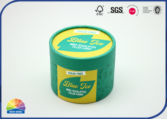 Tubo de rolo de papel revestido personalizado 157 g/m2 com logotipo