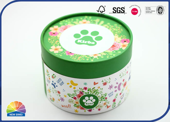 Tubo de embalagem de presente impresso CMYK tamanho personalizado Núcleo de papel Kraft