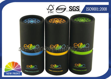 Eco - latas de papel redondas de empacotamento de papel amigáveis do tubo/cartão