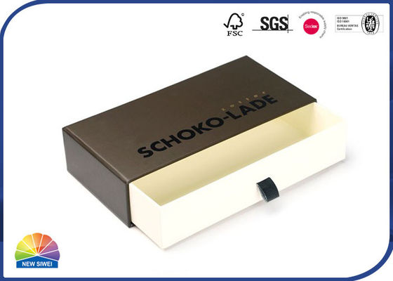 Estilo feito sob encomenda UV da caixa de fósforos das caixas do slider do ponto que empacota para o lenço da correia do fato