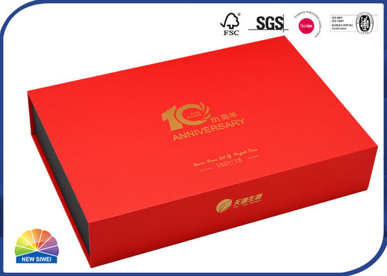 Cartão Flip Top Magnetic Gift Box do estilo do livro do ISO