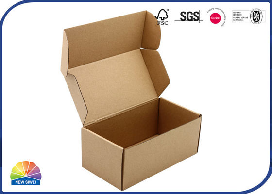 Caixa ondulada do encarregado do envio da correspondência do papel de embalagem e flauta de Logo Printed