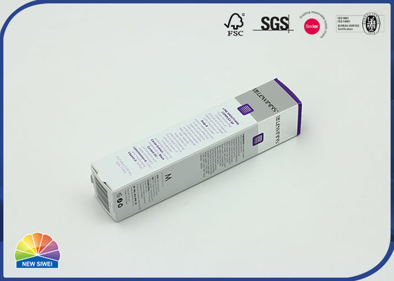 Revestimento uv reverso de papel de prata de dobramento de empacotamento de creme da caixa do olho