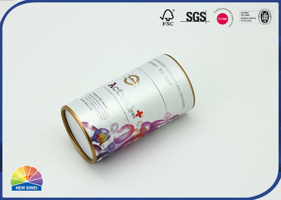 Tubo de empacotamento de papel de Matte Lamination Custom Print Syrup