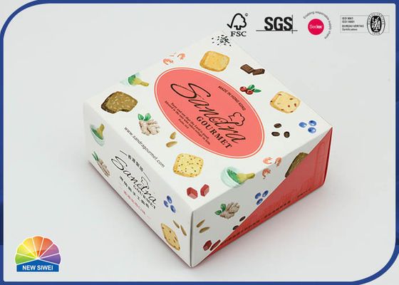 Da caixa de papel da caixa de dobradura de C1S logotipo UV de empacotamento de cozimento do ponto da cookie