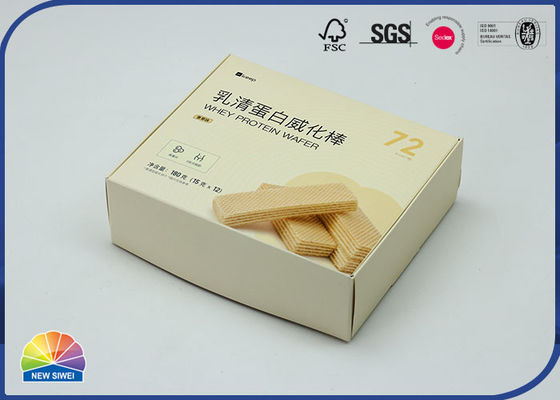 A caixa do encarregado do envio da correspondência da dobradura do produto comestível encaixota o empacotamento do biscoito da bolacha