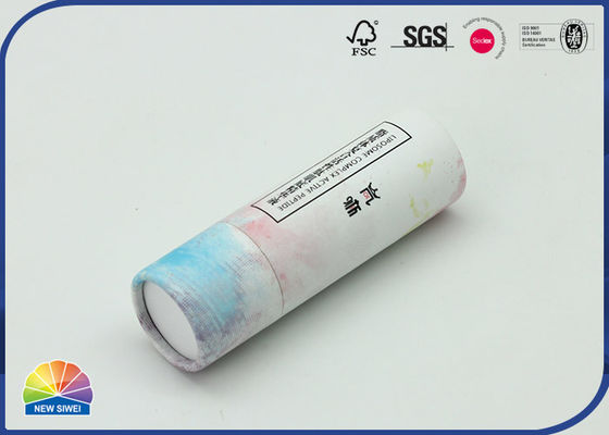 caixa do tubo do papel do bálsamo de bordo da cópia 4c para o empacotamento cosmético