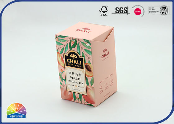 350gsm C1S que desliza a caixa da dobradura do presente para o empacotamento do chá de Oolong