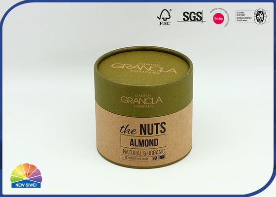 Cópia 4c UV do empacotamento de alimento do tubo do cilindro do cartão do núcleo do papel de embalagem