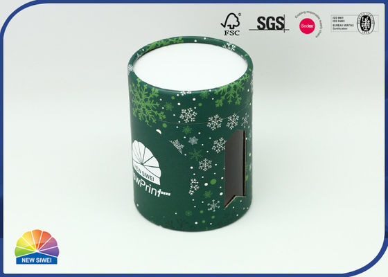Tubo hermético cortado selado do alimento para cães do tubo do papel de embalagem da janela