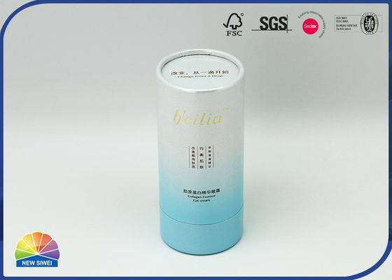 O creme do olho imprimiu o tubo de empacotamento de papel de prata EVA Bottom Support