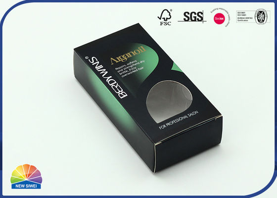 Caixa dobrável biodegradável com impressão UV reversa com bandeja PET