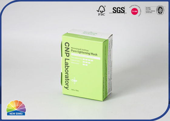 Skincare ajustou a caixa de dobramento de papel coligada Matte Lamination
